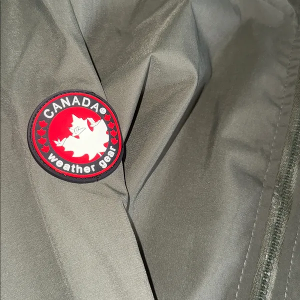 NWT Canada Weather Gear Large Green Hooded Rain Jacket DryGear Performance L - Image 6