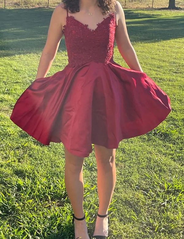 Red Formal Dress - Image 3