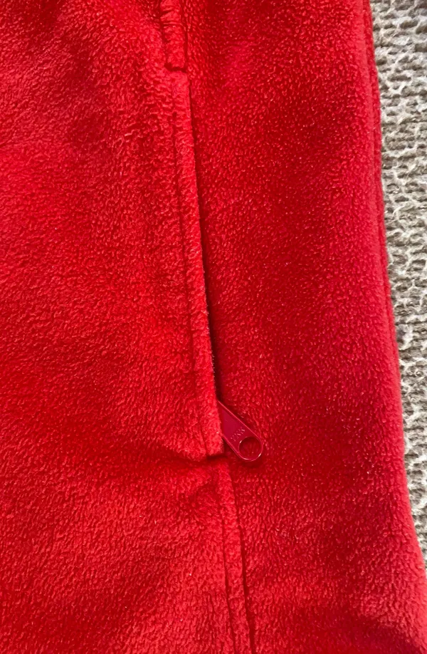 Fleece Zip Up Polo Jacket - Image 3
