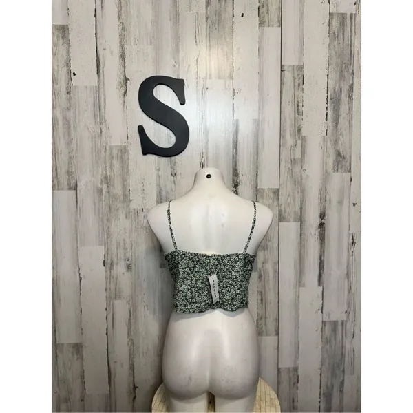Floral green tank top Green - Image 3