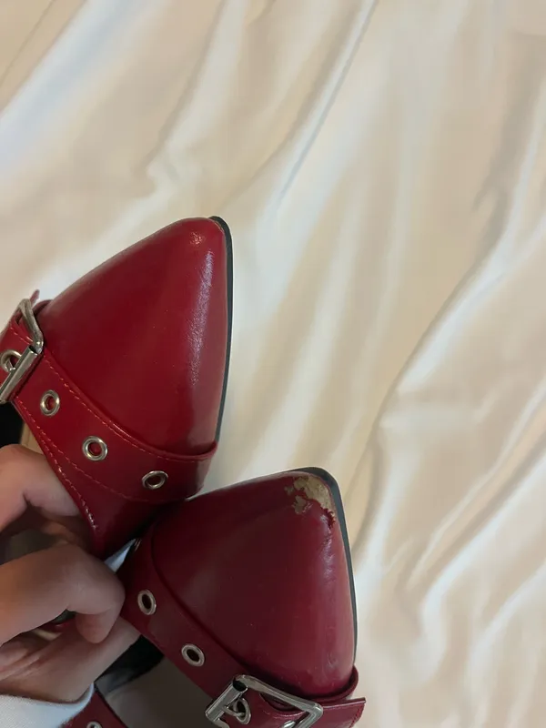Flats Red Size 7 - Image 3
