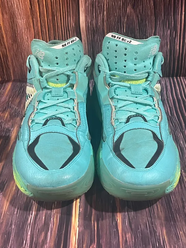 New Balance Fresh Foam BB v2 Cyber Jade Mens Size 5.5 Basketball Shoes Preowned - Image 9