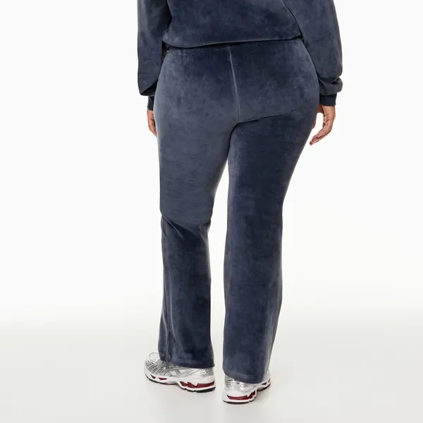 TNA‎ Women’s Blue Sommer Velour Pant Velour Flare Pants Size XL - Image 2