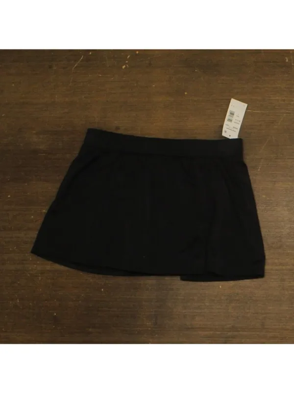 NWT Swim Solutions Solid Skirt Swim Bottom Separates Basic 2820299 Black 8 - Image 2