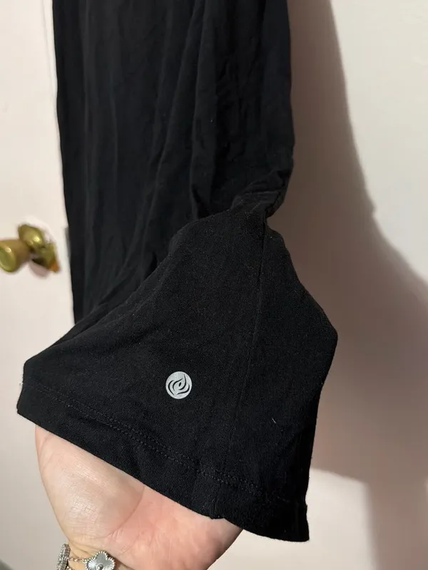 Black Spaghetti Strap Dress Size L - Image 2