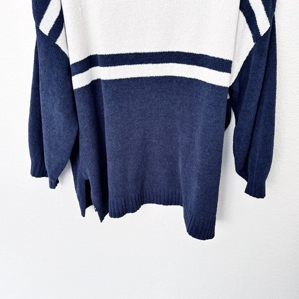 [American Eagle Outfitters] Oversized Striped Baggy Knit Crew Neck Sweater L/XL - Image 6