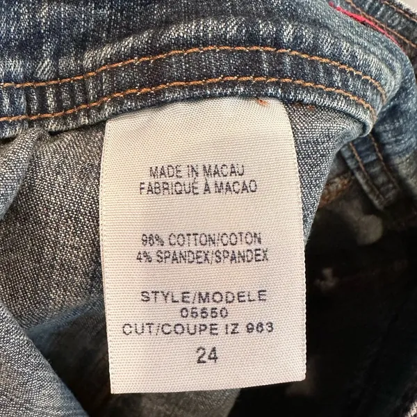 Guess Vintage 2000s Denim Mini Skirt‎ Size 24 Y2K Low Rise Summer Streetwear - Image 4