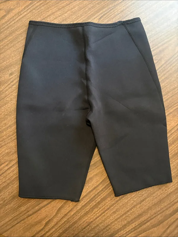 NEW Zaggora Medium Black Hot Pants Neoprene Sweat Shorts NWT - Image 2