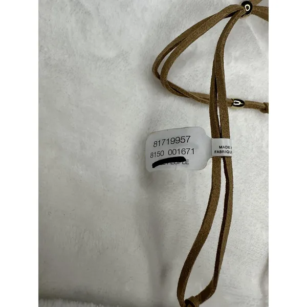 NEW Free People Heatwaves Choker in Top Shell Leather Suede Bohemian Chunky - Image 3