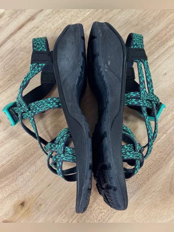 Chacos Updraft X2‎ Northern Lights Strappy Sandals Teal Black Women 7 Outdoor - Image 6