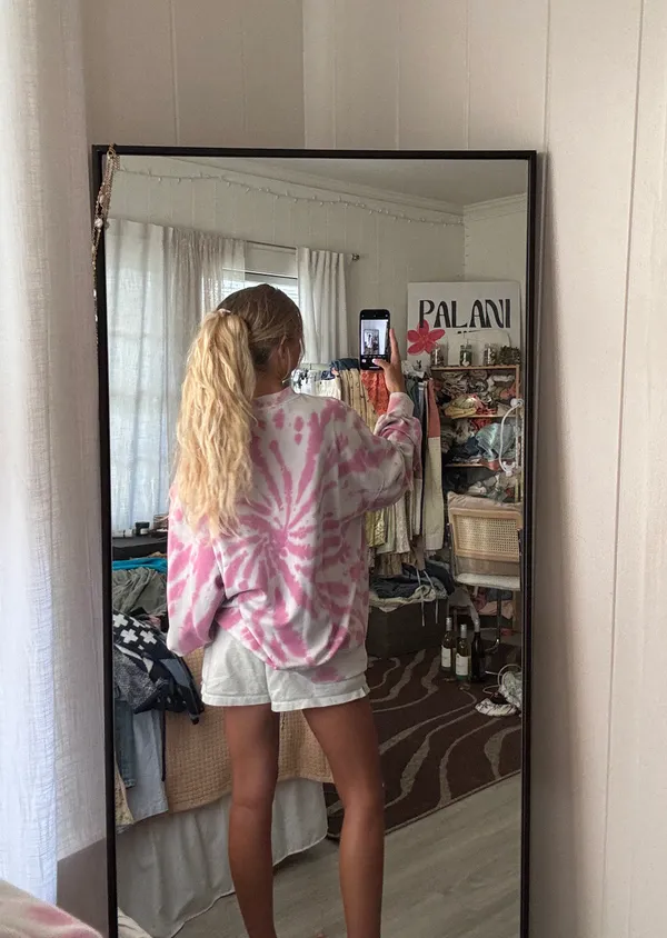 Pink Tye Dye Sweatshirt  - Image 2