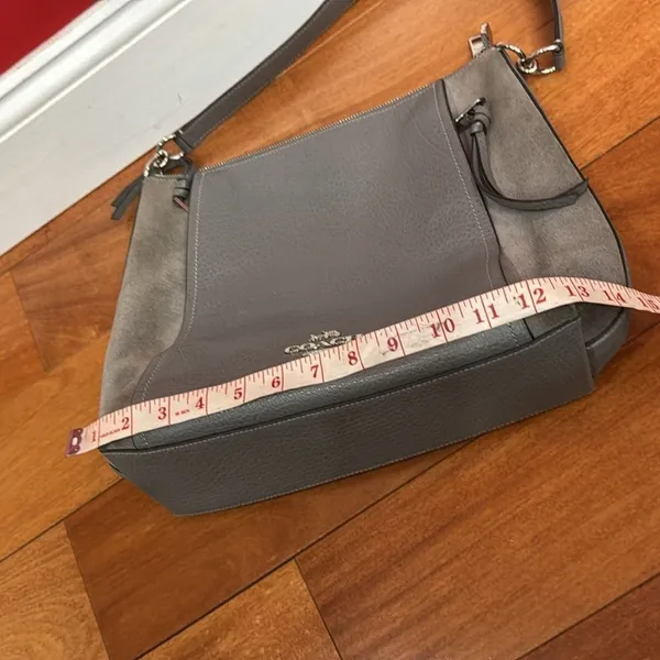 Coach‎ Gray Marlon Hobo Leather Women's Bag - Image 14