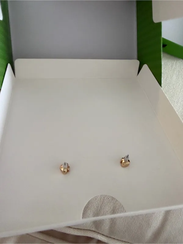 kate spade New York Pink Floral Drop Earrings - Image 3
