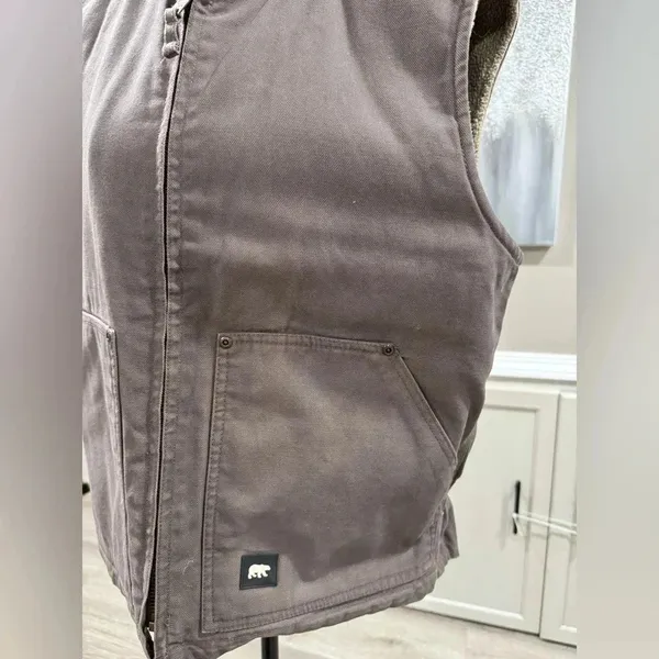 Polar King Vest Brown Size M - Image 2