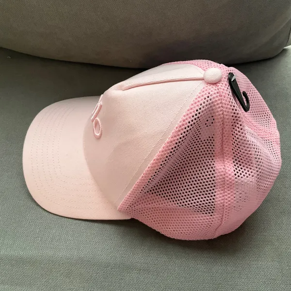 Alo Yoga District Trucker Hat Powder Pink - Image 4