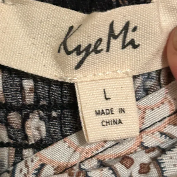 Kyemi maxi floral tie strap dress size Large. NWT - Image 5