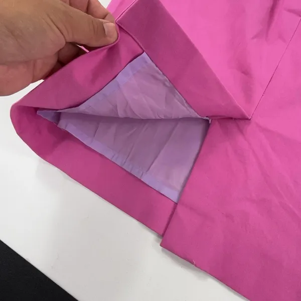 J.Crew No. 2 Skirt Womens 6 Pink Twill Pencil Knee Length Lined Stretch Office - Image 7