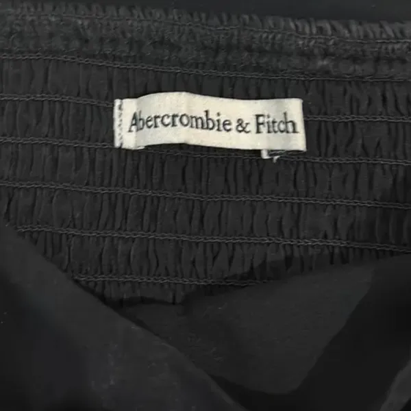 Abercrombie & Fitch Black Short Ruffle Dress - Image 3
