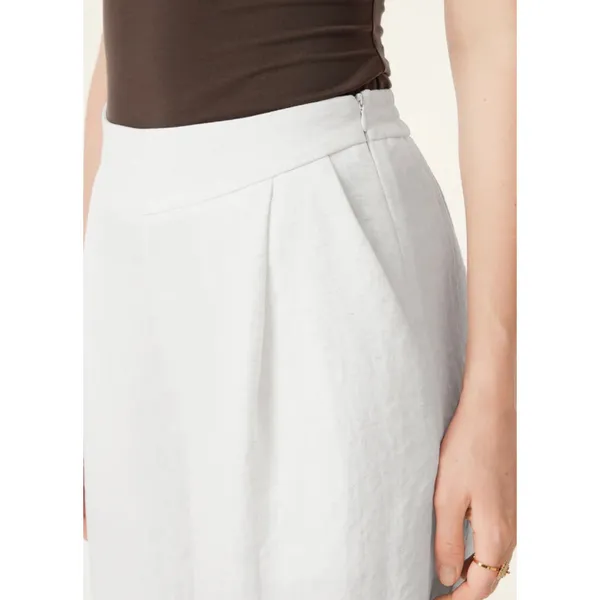 Brand New OGL Women's S Viscose-Linen Breezy Mid Rise Wide Leg Pant with Pockets - Image 3