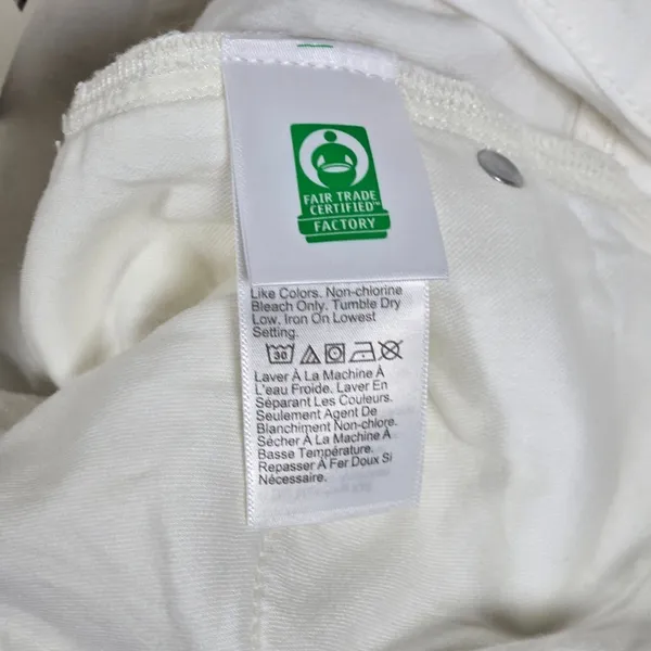 J. Crew Classic straight jean in‎ white 27 NWT - Image 5