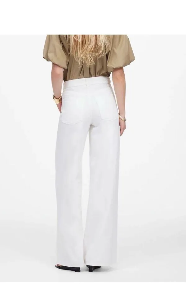 Madewell Superwide-Leg Jeans White - Image 5