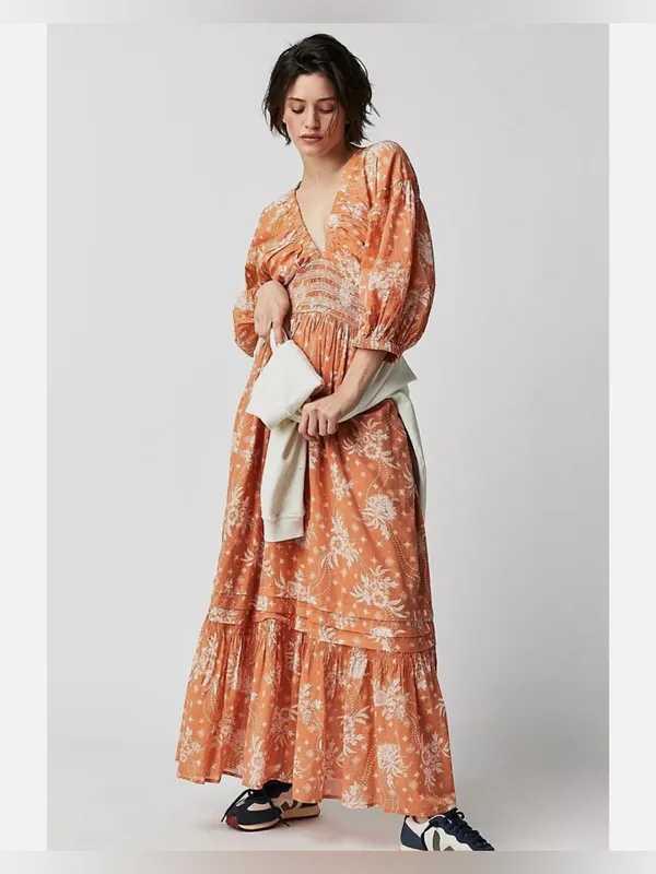 Free People Golden Hour Maxi Dress - Image 8