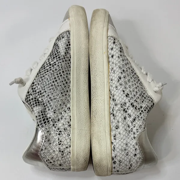 Vintage Havana White and Black Star Sneakers - Image 7