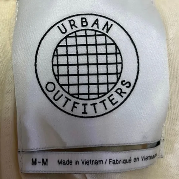 Urban Outfitters Clara Cream White Teddy Fleece Full Zip Moto Coat Jacket Size M - Image 4