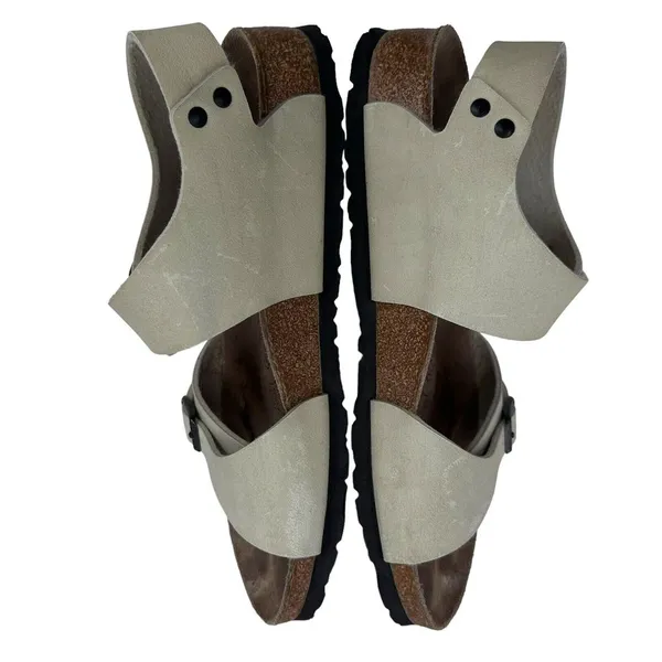 Birki's Le Mans Birkenstock Footbed Champagne Sandals‎ EU39 US 8 - Image 4