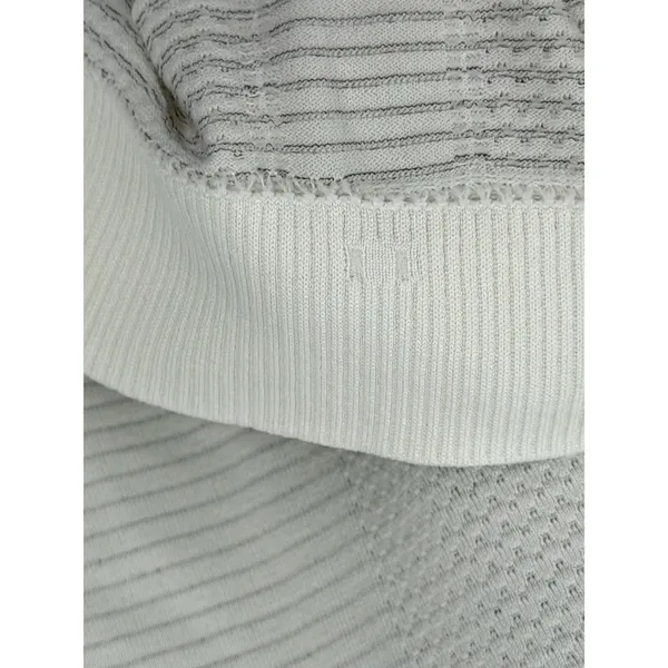 Lululemon 6 Swiftly Tech short sleeve shirt white top logo Tee T-shirt Crewneck - Image 6
