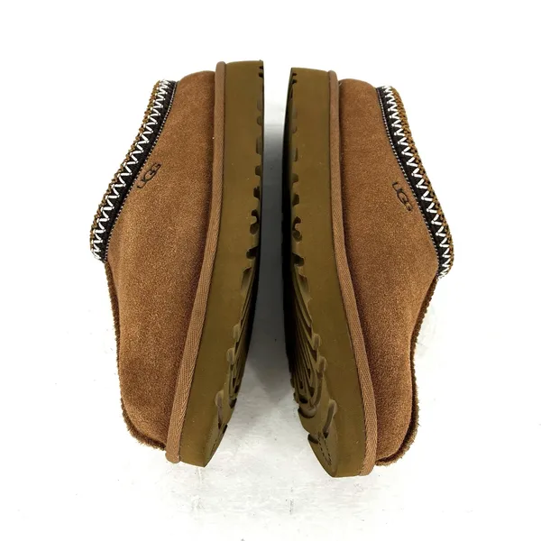 UGG Tasman Slippers Chestnut Brown Suede Shearling Mule Women's Size 6 Shoes - Image 6
