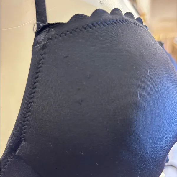 Victoria's Secret Black Scalloped Edge‎ Top - Image 6
