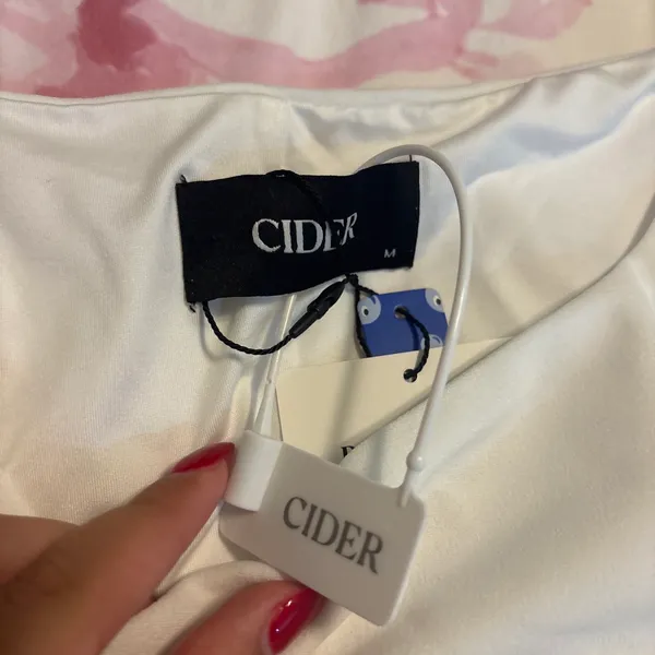 Cider Short White Dress - Image 2