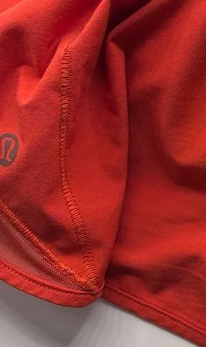 Red Lululemon Shorts 2.5" Hotty Hot Low-Rise - Image 3