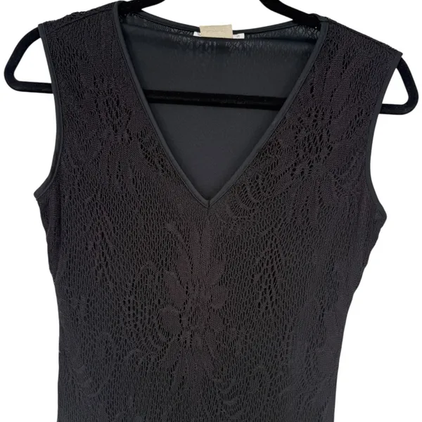 Windsor Black All Over Lace Sleeveless Maxi Dress Size Medium Fairy‎ Whimsigoth - Image 4