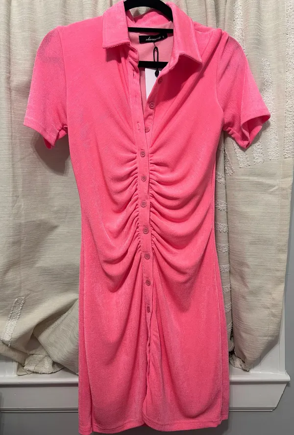 Olivaceous Pink Dress - Image 4