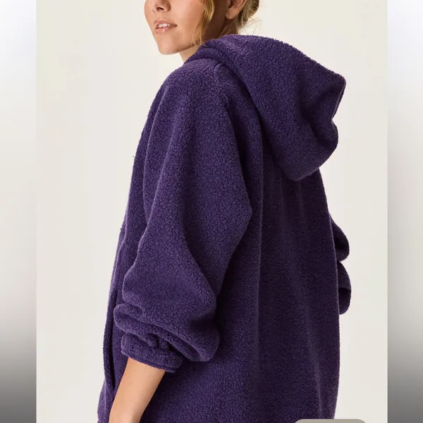 Outdoor Voices MegaFleece Snap Up Hoodie Sz S - Image 3