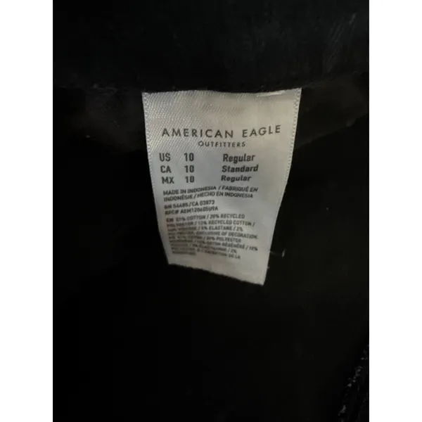 American Eagle High Rise Dream Stretch Black Jeggings Womens Size 10 Regular‎ - Image 6