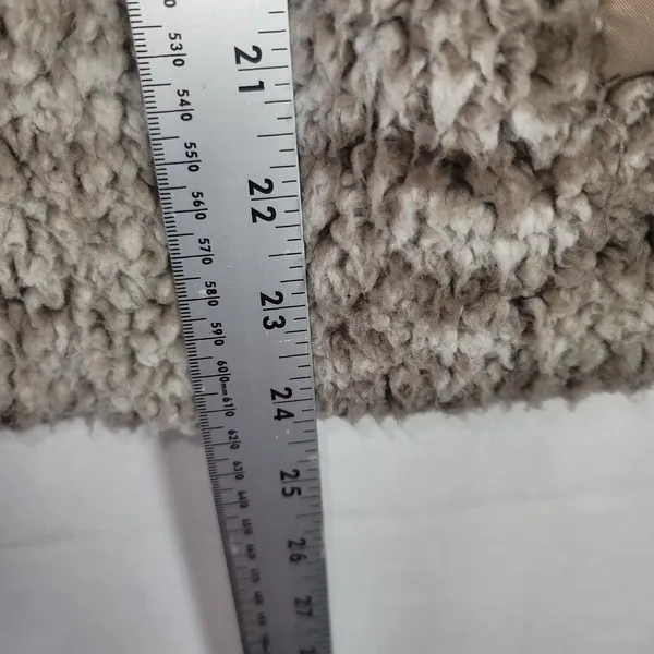 Simply Southern The Southern Shirt Company Heathered Zip Ultra Plush Sherpa Vest Women's Medium - Image 5