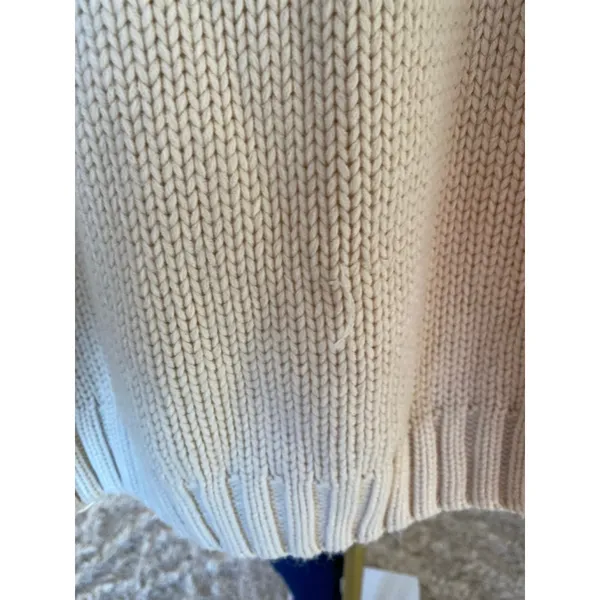 Forever 21 Fair Isle Turtleneck Fringe Knit‎ Sweater Americana Quiet Luxury Cozy - Image 5