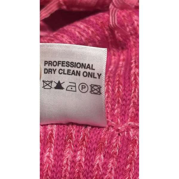 Etcetera Women Sz S Sleeveless Pink Fringe Top Textured Stretch Quiet Luxury NEW - Image 10