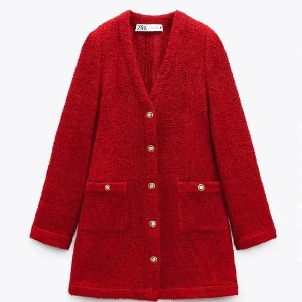 Zara textured weave dress - Image 12