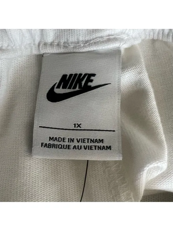 Nike NEW Women's Loose Fit High Rise White Jersey Plus Size Short Size 1X - Image 4