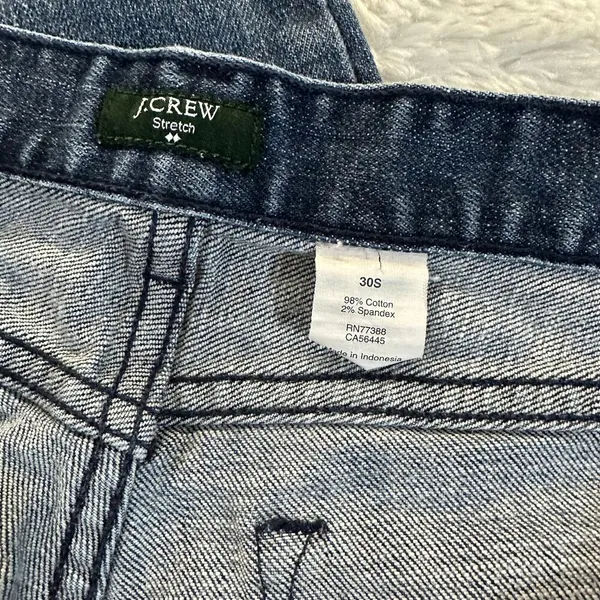 Skinny Straight Blue Jeans Womens 30 (31X30) Mid Rise Stretch Denim - Image 7