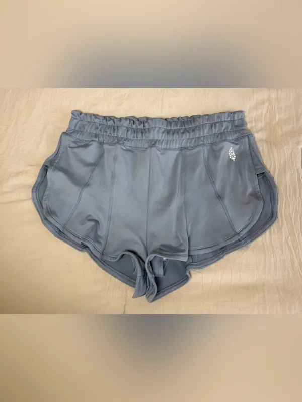 FP Movement by‎ Free People Dusty Blue Athletic Running Shorts NWOT - Image 3