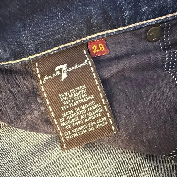 7 for all mankind mid rise straight leg jeans - Image 7