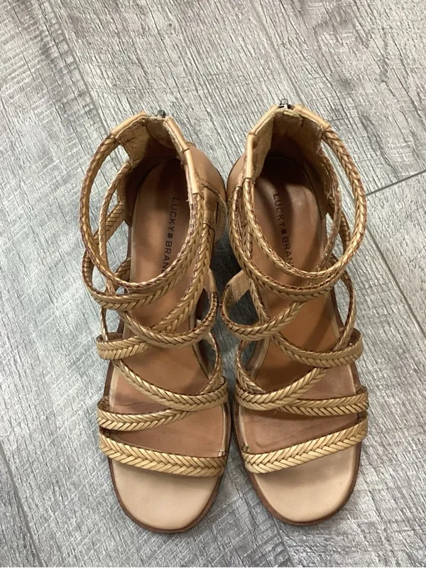 Lucky Brand Lollyi Strappy Sandal Heel Size 9M - Image 3