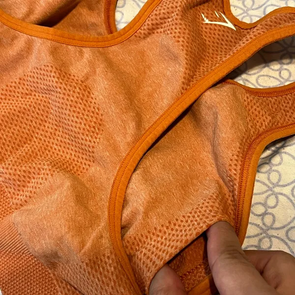 Gymshark Seamless Racerback Sports Bra - Rust - Image 3