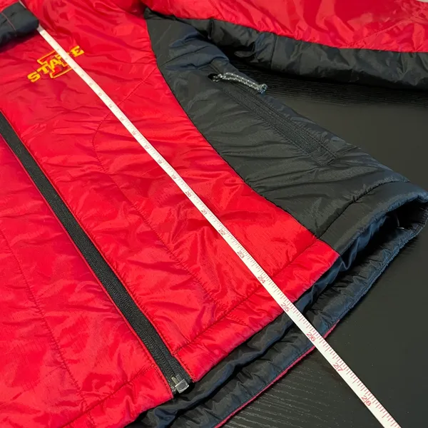 Tri-Mountain Iowa State Cyclones Jacket Women's Small Red Black Puffer Full Zip - Image 9