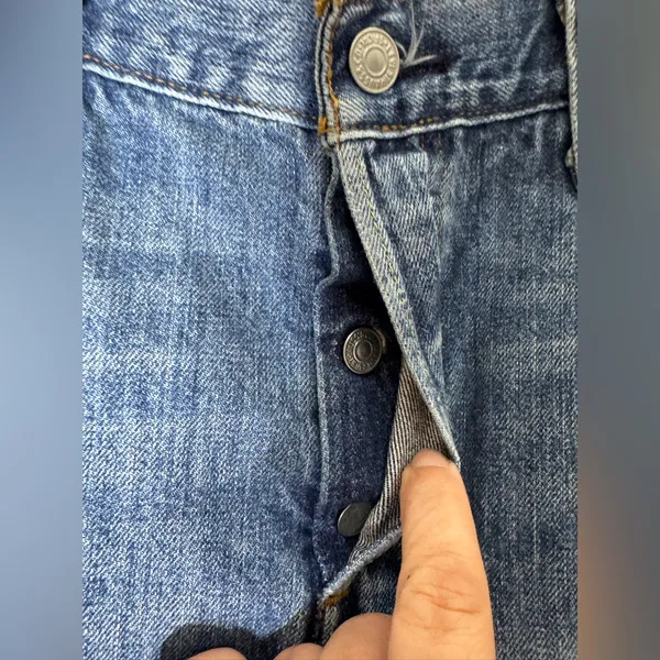 Levi’s 501 Cut‎ Off Jean Shorts Size 29 - Image 3